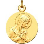 Manufacture mayaud mdaille la vierge marie en or jaune