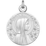 Manufacture mayaud mdaille la vierge rosa mystica en argent