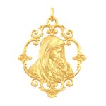 Manufacture mayaud pendentif notre - dame de la tendresse (or jaune)