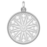 Manufacture mayaud rosace cath�drale d'orl�ans (argent & nacre) d'exception