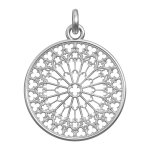 Manufacture mayaud rosace notre dame de paris (argent & nacre) d'exception
