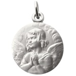 Martineau mdaille ange priant argent