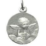 Martineau mdaille ange en prire (argent)