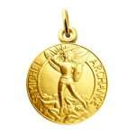 Martineau mdaille archange saint michel plaqu or