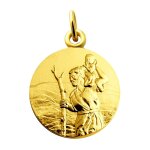 Martineau mdaille saint christophe plaqu or