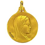 Mdaille augis vierge