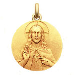 Mdaille becker christ sacr coeur