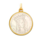 Médaille becker notre dame de paris en nacre Médaille becker notre dame de paris en nacre