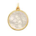 M�daille becker j�sus en nacre
