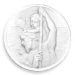 Mdaille becker saint christophe de profil
