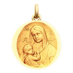 M�daille becker vierge catacombes