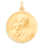 Mdaille becker vierge  l'enfant - botticelli