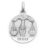 M�daille becker zodiaque balance
