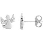 Orféva boucles d'oreilles ange oxydes en argent Orféva boucles d'oreilles ange oxydes en argent
