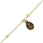 Orf�va bracelet chaine boule miraculeuse (or jaune)