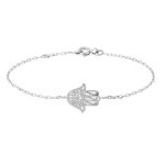 Orféva bracelet croix - or blanc Orféva bracelet croix - or blanc