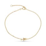 Orfva bracelet etoile diamants - or jaune 9k