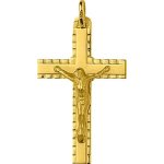 Orfva croix et christ ourle or jaune