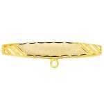 Orfva epingle de bb brosse or jaune