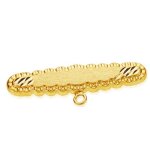 Orfva epingle de bb effet diamant or jaune 9k