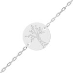 Orfva gourmette arbre de vie (or blanc 18k)