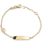 Orfva gourmette bb elphant or jaune