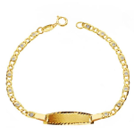 Orfva gourmette bb fantaisie oxydes or jaune