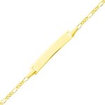 Orfva gourmette bb figaro (or jaune 9k)