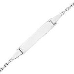 Orfva gourmette bb forat (or blanc)