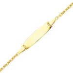 Orfva gourmette bb forat (or jaune)