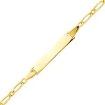 Orfva gourmette bb maille alterne 1 / 1 (or jaune)