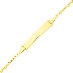 Orfva gourmette bb maille forat (or jaune)