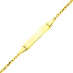 Orfva gourmette bb en or jaune - simple & lgante