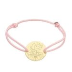 Orféva gourmette la fée galipette - sur sa fleur en or jaune Orféva gourmette la fée galipette - sur sa fleur en or jaune