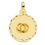 Orféva médaille alliances or jaune Orféva médaille alliances or jaune