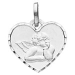 Orf�va m�daille ange coeur