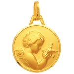 Orfva mdaille ange et colombe