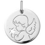 Orfva mdaille ange  l'etoile ajoure (argent)