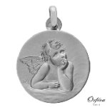 Orfva mdaille ange raphal 14mm (argent)