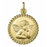 Orfva mdaille ange raphal perle (or jaune)