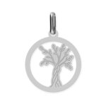 Orfva mdaille arbre de vie ajoure cerclage fin