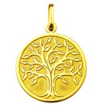 Orfva mdaille arbre de vie coeurs (or jaune)