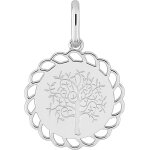 Orféva médaille arbre de vie entourage ajouré argent Orféva médaille arbre de vie entourage ajouré argent
