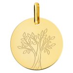 Orfva medaille arbre de vie en or jaune