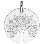 Orfva mdaille arbre de vie tronc ajour (or blanc)