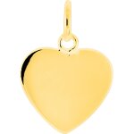 Orf�va m�daille coeur en plaqu� or