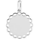 Orfva mdaille dentelle ajoure argent