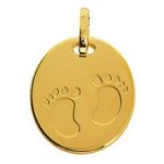 Orfva mdaille empreintes de pieds