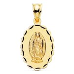 Orfva mdaille facete notre - dame de guadalupe (or jaune 9k) (or jaune 9k)