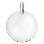 Orfva mdaille  graver (or blanc 9 carats)